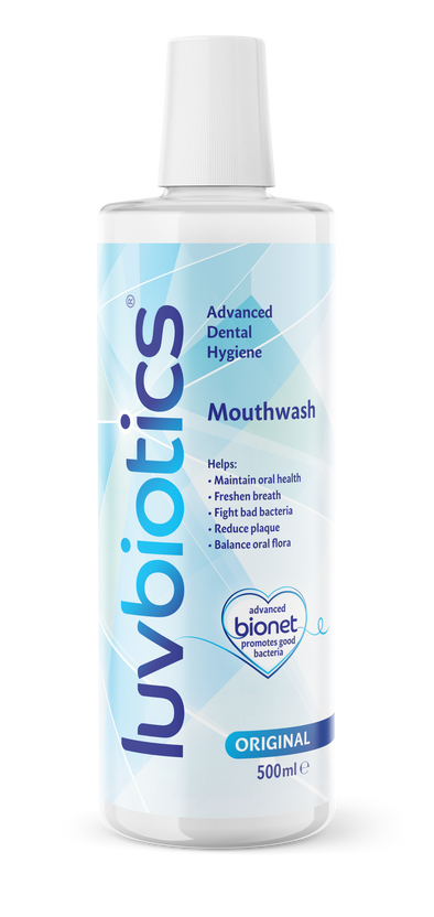 Luvbiotics Advanced Dental Hygiene With Probiotics Original Mouthwash, 500 Ml