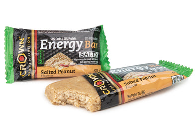 High Energy Bar Ideal for Cycling, Running & Endurance Sports - Vegan Salty Peanut Flavour 60g