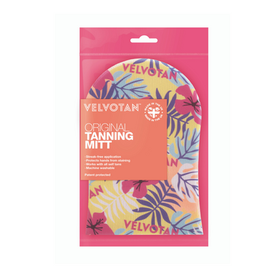 VELVOTAN Tropical - The Original Tanning Mitt - Self Tanning Applicator - Clever Lotion Resistant - Reusable - Sleek Application, Free Shipping