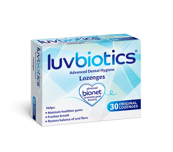 Luvbiotics Original Lozenges With Probiotics For Healthy Gums, Fresh Breath And Cavity Protection, Pack Of 30 - Free 1st Class Postage