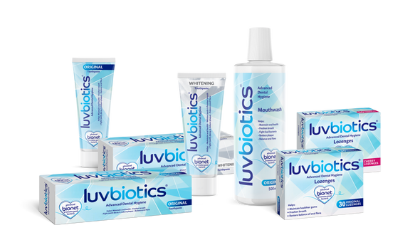 Luvbiotics Probiotic Advance Dental Whitening Toothpaste For Pearl White Teeth, Fresh Breath, Healthy Gums, Fight Tooth Decay & Reduce Plaque - Free From SLS, Paraben, 75 Ml