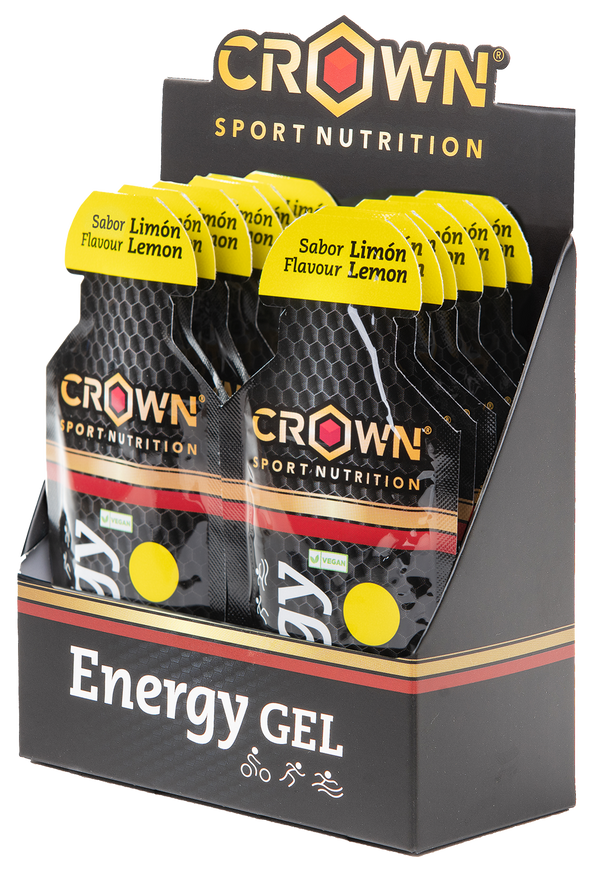 Energy Gel with Liquid Texture, carbohydrates, aminoacids and Electrolytes - Lemon Flavour 40g