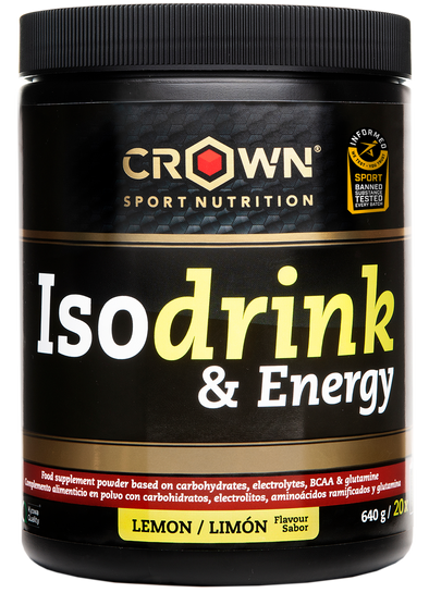 Isodrink & Energy PRO - Maximise Endurance Hydration & Performance - Carbohydrates, Electrolytes, BCAAs and Glutamine 640g