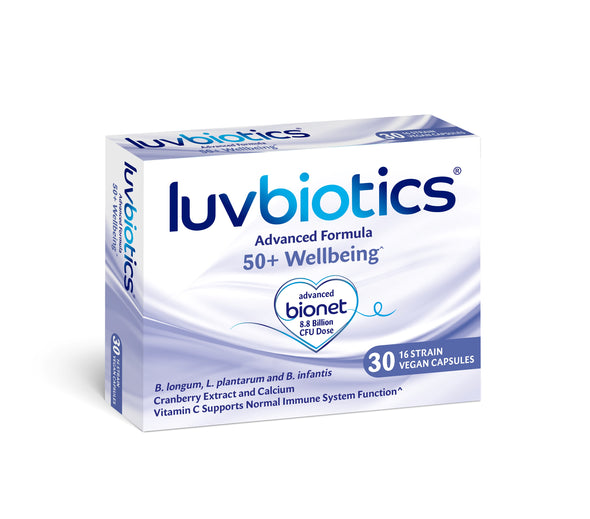 Luvbiotics 50 + Wellbeing- 30 Vegan Capsules