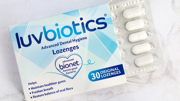 Luvbiotics Original Lozenges With Probiotics For Healthy Gums, Fresh Breath And Cavity Protection, Pack Of 30 - Free 1st Class Postage