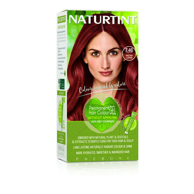 Naturtint Permanent Hair Colour Gel 7.46 Arizona Copper