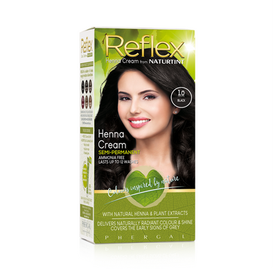 Naturtint Reflex Semi-Permanent Henna Cream 1.0 Black