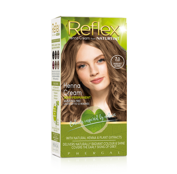 Naturtint Reflex Semi-Permanent Henna Cream 7.0 Hazelnut Blonde