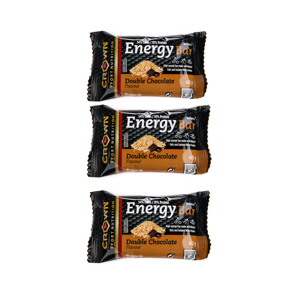 High Energy Bar Ideal for Cycling, Running & Endurance Sports - Double Chocolate Flavour 60g