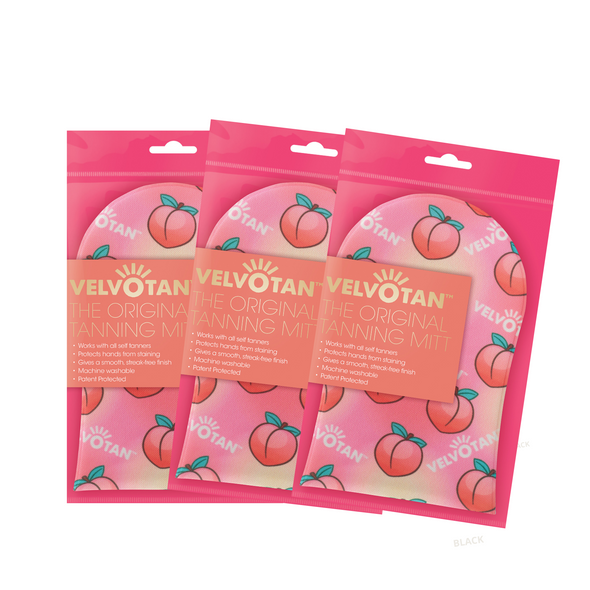 VELVOTAN Peachy - The Original Tanning Mitt - Self Tanning Applicator - Clever Lotion Resistant - Reusable - Sleek Application, Free shipping