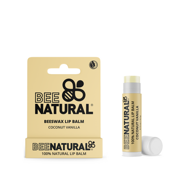 100% Natural Eco-Friendly Moisturising Lip Balm - Coconut Vanilla Flavour