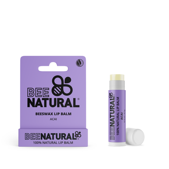 100% Natural Eco-Friendly Moisturising Lip Balm Acai Flavour
