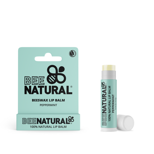 100% Natural Moisturising Lip Balm - Peppermint Flavour