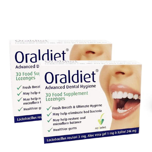 Oraldiet Probiotics Lozenges - Advanced Dental Hygiene With Lactobacillus Reuteri For Happy Healthier Gums, Teeth And Refreshing Breath - Free 1st Class Postage