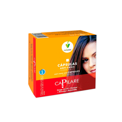 Capilare With Omega 3-6-7-9+Vitamins+Amino Acids For Anti-Hair Loss - 60 Soft Gel Capsules For Men & Women