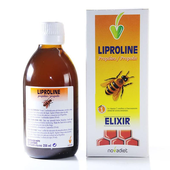 Liproline Elixir, Natural Supplement That Relieves The Symptoms Of The Upper And Lower Respiratory Tract - 250 Ml