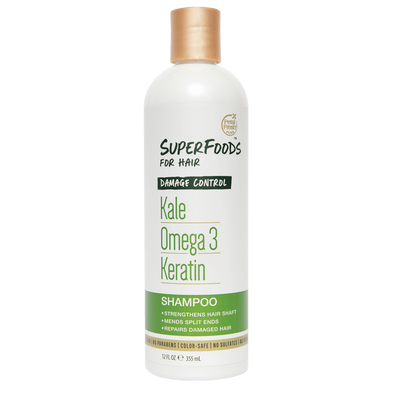 Petal Fresh - Pure, SuperFoods for Hair, Damage Control Conditioner, Kale, Omega 3 & Keratin, 12 fl oz (355 ml)